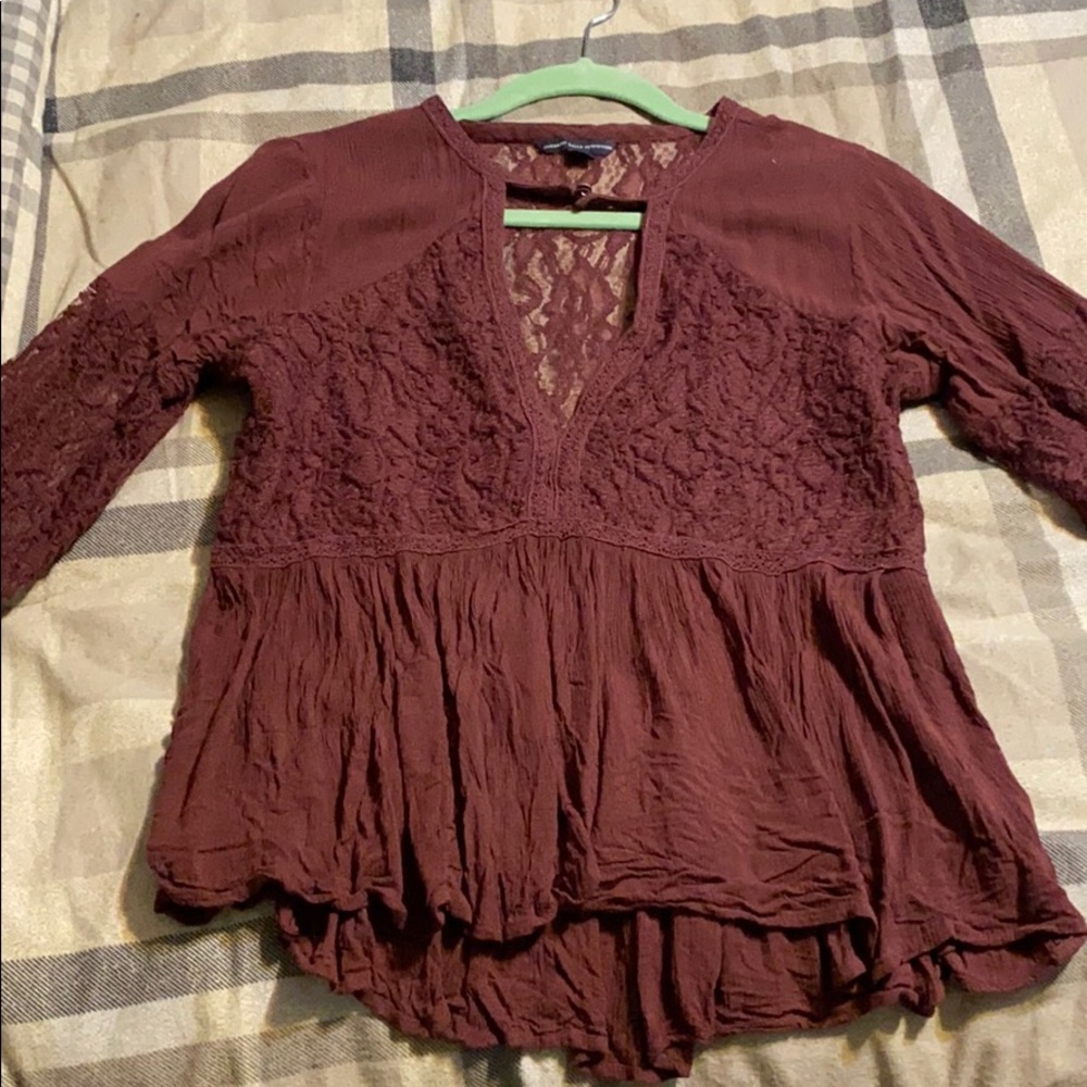 Peplum style American Eagle top